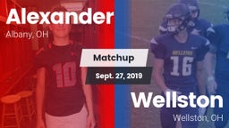 Matchup: Alexander High vs. Wellston  2019