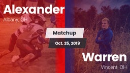 Matchup: Alexander High vs. Warren  2019