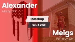 Matchup: Alexander High vs. Meigs  2020