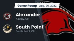 Recap: Alexander  vs. South Point  2022