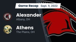 Recap: Alexander  vs. Athens  2022
