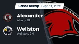 Recap: Alexander  vs. Wellston  2022