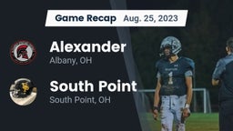 Recap: Alexander  vs. South Point  2023