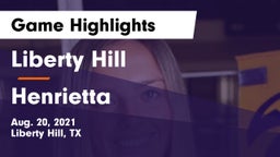 Liberty Hill  vs Henrietta  Game Highlights - Aug. 20, 2021
