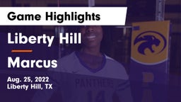 Liberty Hill  vs Marcus  Game Highlights - Aug. 25, 2022
