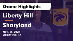 Liberty Hill  vs Sharyland  Game Highlights - Nov. 11, 2022