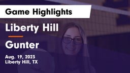 Liberty Hill  vs Gunter  Game Highlights - Aug. 19, 2023