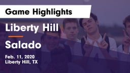 Liberty Hill  vs Salado   Game Highlights - Feb. 11, 2020