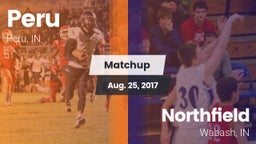 Matchup: Peru  vs. Northfield  2017