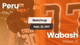 Matchup: Peru  vs. Wabash  2017