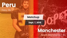 Matchup: Peru  vs. Manchester  2018