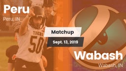 Matchup: Peru  vs. Wabash  2019