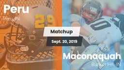 Matchup: Peru  vs. Maconaquah  2019