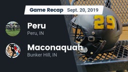 Recap: Peru  vs. Maconaquah  2019