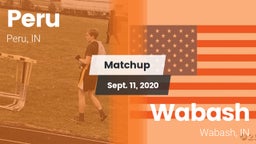 Matchup: Peru  vs. Wabash  2020