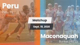 Matchup: Peru  vs. Maconaquah  2020