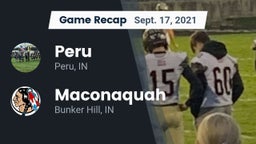 Recap: Peru  vs. Maconaquah  2021