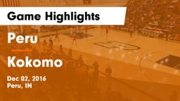 Peru  vs Kokomo Game Highlights - Dec 02, 2016