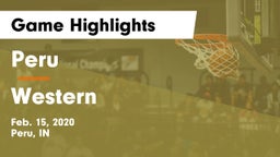 Peru  vs Western  Game Highlights - Feb. 15, 2020