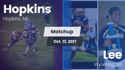 Matchup: Hopkins  vs. Lee  2017