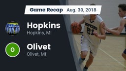 Recap: Hopkins  vs. Olivet  2018