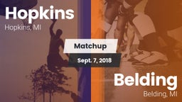 Matchup: Hopkins  vs. Belding  2018