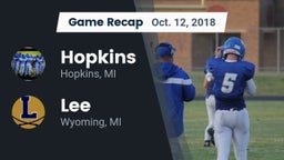 Recap: Hopkins  vs. Lee  2018