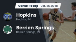 Recap: Hopkins  vs. Berrien Springs  2018