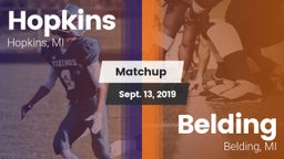 Matchup: Hopkins  vs. Belding  2019