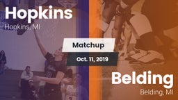 Matchup: Hopkins  vs. Belding  2019