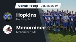 Recap: Hopkins  vs. Menominee  2019