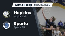 Recap: Hopkins  vs. Sparta  2020
