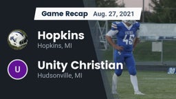 Recap: Hopkins  vs. Unity Christian  2021