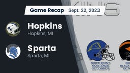 Recap: Hopkins  vs. Sparta  2023