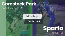 Matchup: Comstock Park High vs. Sparta  2016