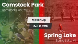 Matchup: Comstock Park High vs. Spring Lake  2016