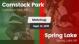 Matchup: Comstock Park High vs. Spring Lake  2018