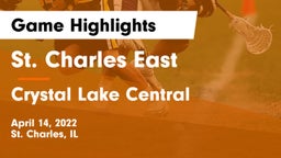 St. Charles East  vs Crystal Lake Central  Game Highlights - April 14, 2022