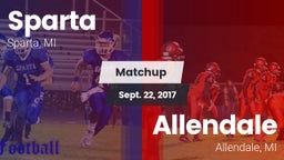 Matchup: Sparta  vs. Allendale  2017