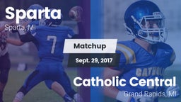 Matchup: Sparta  vs. Catholic Central  2017