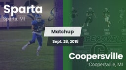 Matchup: Sparta  vs. Coopersville  2018
