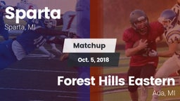 Matchup: Sparta  vs. Forest Hills Eastern  2018