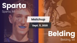 Matchup: Sparta  vs. Belding  2020