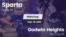 Matchup: Sparta  vs. Godwin Heights  2020