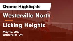 Westerville North  vs Licking Heights  Game Highlights - May 15, 2023