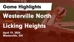 Westerville North  vs Licking Heights  Game Highlights - April 19, 2024