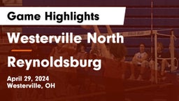 Westerville North  vs Reynoldsburg  Game Highlights - April 29, 2024