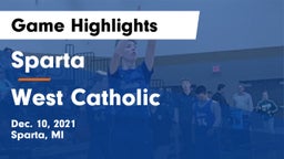 Sparta  vs West Catholic  Game Highlights - Dec. 10, 2021