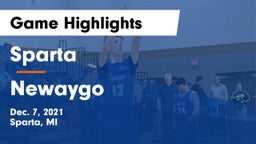 Sparta  vs Newaygo  Game Highlights - Dec. 7, 2021