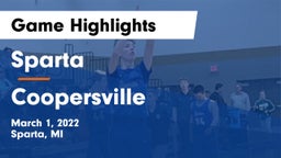 Sparta  vs Coopersville  Game Highlights - March 1, 2022